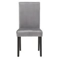 thumbnail image 3 of Weston Home Banford Nailhead Velvet Upholstered Dining Side Chairs, Set of 2, Gray, 3 of 7