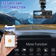thumbnail image 5 of ZFYXGS 3 Channel Dash Cam Front And Rear Inside 1080P Dash Camera For Cars Dashcam Three Way Car Camera With Infrared Night Vision Loop Recording APP, 5 of 6