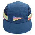 thumbnail image 4 of XIAOCHA Women's Color‑Striped Accent Baseball Cap Adjustable Baseball Hats Outdoor Dad Hat,Dark Blue, 4 of 4