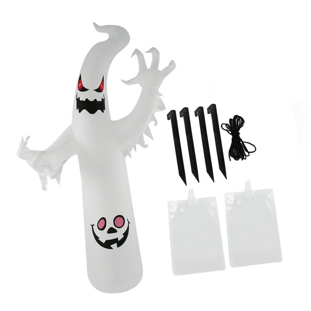 Fantasma Inflable De Halloween, IP44, Impermeable, , Decoración Inflable De Halloween, Luces LED A Prueba De Rasgaduras Para Exteriores