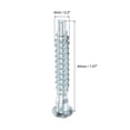 thumbnail image 3 of Tornillo Confirmat Uxcell para muebles 5x40mm tornillos de madera con socket hexagonal galvanizado 20 piezas, 3 of 5