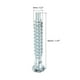 thumbnail image 3 of Tornillo Confirmat Uxcell para muebles 5x40mm tornillos de madera con socket hexagonal galvanizado 20 piezas, 3 of 5