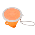 thumbnail image 3 of Vaso de silicona Plegable LAB.G con Tapa Y Correa Portátil 270 ml Color naranja, 3 of 4