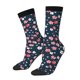 thumbnail image 1 of Fotbe Cherry Blossoms Calcetas Largas con Estampado para Hombre y Mujer – Calcetas de Compresión Transpirables y Elásticas, Viajar y Uso Diario Talla 5-11, 1 of 6