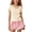 Beige, variant on ITSAME Girls Summer Outfit Set Ribbed Ruffle Top & Shorts 2-Piece Kids Fashion Casual Set Beige Size 8