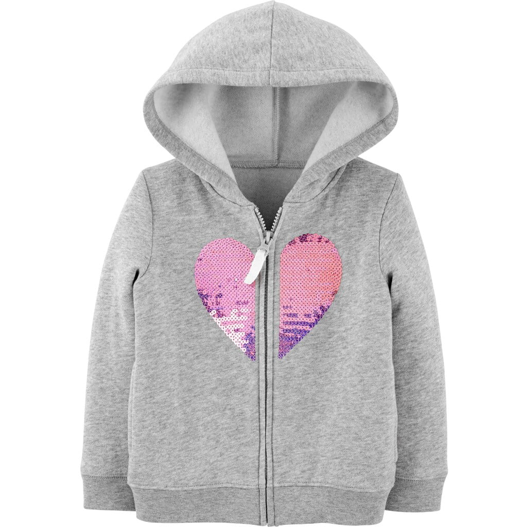 girls zip up fleece