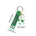 thumbnail image 3 of Productos con temática de deportes de pelota Llaveros de balón de fútbol realistas Accesorios Mercancía Llaveros tridimensionales Llavero de metal, 3 of 6