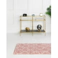 thumbnail image 4 of Unique Loom Trellis Shag Collection Area Rug - Ruby (2' 7" x 12' Runner Light Pink/Ivory), 4 of 12