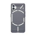 thumbnail image 1 of Funda con diseño de Textura de Fibra de Carbono Compatible con Nothing Phone One, Funda Suave de TPU antirrayas con absorción de Impactos, Gris, 1 of 1