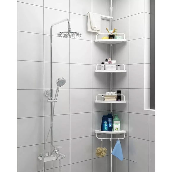Organizador de baño MYRVA 4 niveles altura ajustable 185-240 cm 255-310 cm