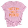 thumbnail image 1 of Birdeem T-Shirt pour Femme à Manches Courtes avec Imprimé de Lettres pour la Saint-Valentin, Haut/chemise à Manches Courtes à Col Rond, 1 of 1