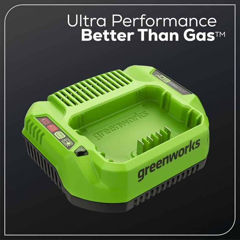 Greenworks PRO 60-Volt Standard Battery Charger CAC801 - Walmart.com