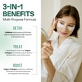 thumbnail image 5 of Fortify Skincare Under Eye Patches with Caffeine & Collagen – 3-in-1: Detox, Treat, Boost – Dermatologist Tested, Korean Skin Care – Depuffing Eye Pads for Wrinkles & Dark Circles – 5 Pairs, 5 of 8