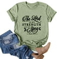 thumbnail image 4 of YDLCAFD T-Shirts Décontractés pour Femmes Imprimés Col Rond Manches Courtes Tunique Blouse, 4 of 4