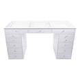 thumbnail image 2 of Impressions Vanity Slaystaion Pro 2.0 Vanity Table and Mirror with Drawers Bundle (Bright White), 2 of 4