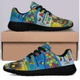 thumbnail image 3 of Autism Elephant Family Shoes Sneakers for Women Men Black Size 6, 3 of 7