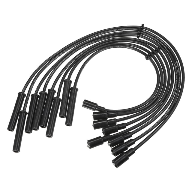 Cables de bobina de encendido de bujía de automóvil Unique Bargains de 7 mm, aptos para Ford F-150, F-250, F-350 Super Duty 6.2L - Paquete de 8