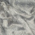 thumbnail image 2 of Faux Fur by the Yard - Long Pile Mohair Fur - Silver, 2 of 2