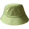 thumbnail image 6 of CoCopeaunts Mens Bucket Hat Solid Colors Summer Spring Women Sun Cap Breathable Packable Cotton Outdoor Fisherman Hat, 6 of 8