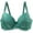1-Green, variant on Push up Bras for Women Lace Shaping Thin Cups Adjustable Shoulder Strap Plus Size No Underwire Bra for Large Breasts Seamless Comfort Pure Color Everyday Bralettes 1-Red 85E