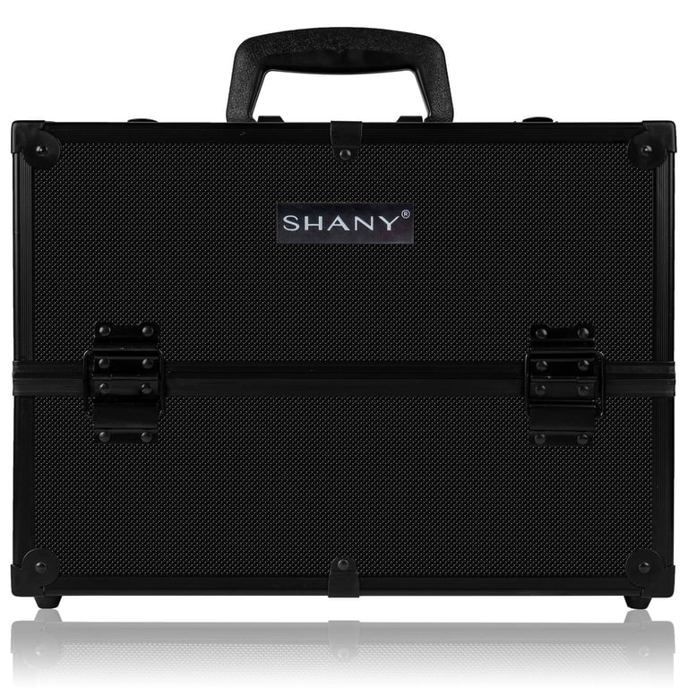 SHANY Essential Pro Makeup Train Case Cosmetic Box Portable Makeup
