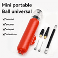 thumbnail image 2 of Two-Way Mini Pump Football Basketball Volleyball Toy Swimming Ring Life Jacket Inflatable Portable Pump Red, 2 of 6