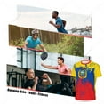 thumbnail image 6 of Exclusive design Ecuador Flag Grain 3D Printed Men For Running Bike Soccer Tennis Fitness Sports tshirt Mesh Fans Short T-shirt, 6 of 11
