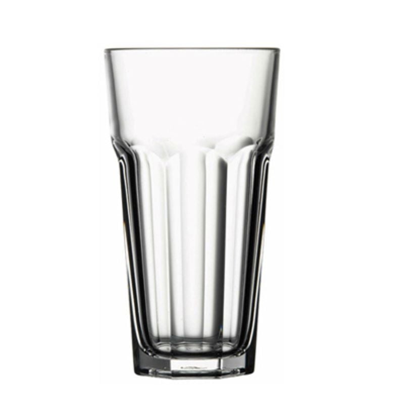 Set De 12 Vasos Vidrio Templado Alto Casablanca 365Cc