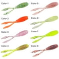thumbnail image 2 of 10pcs 36mm 0.3g for Ocean Sea Wobbler Twin Tail Fishing Tackle Soft Fishing Lure Worm Lures Artificial Bait COLOR-2, 2 of 8