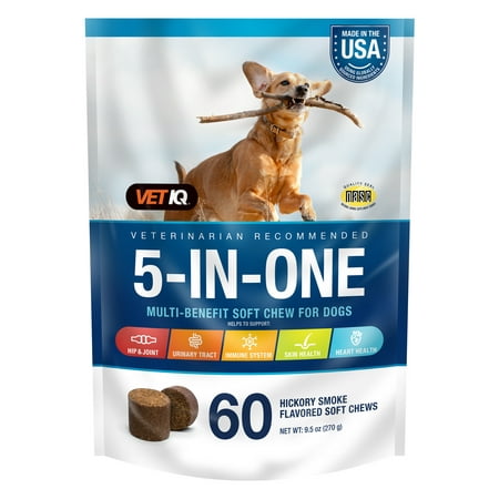 VETIQ Multi Benefit 5in1 Dog Chewy 60ct
