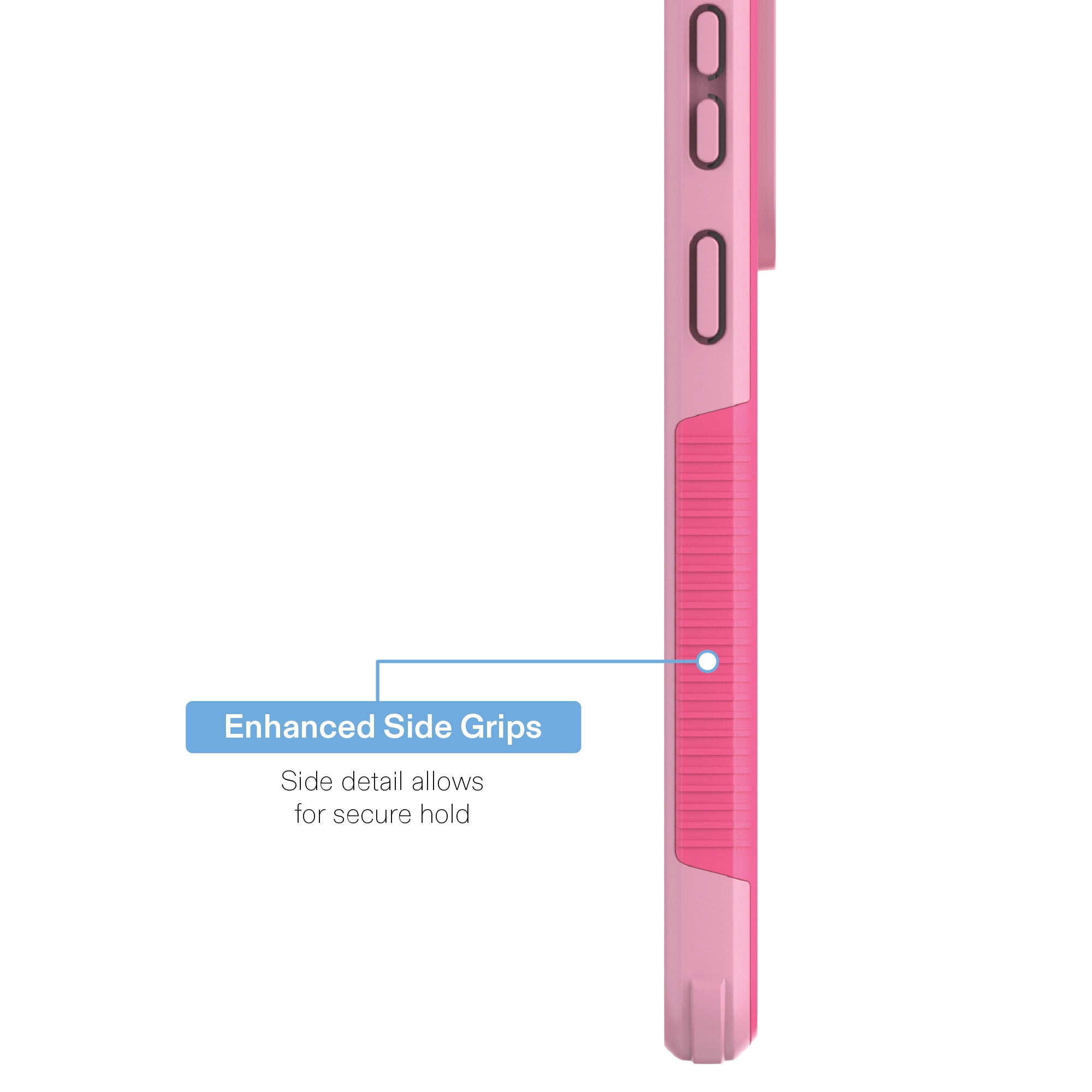 onn Magnetic Compatible Slim Rugged Phone Case for Samsung Galaxy S26 Ultra - Pink