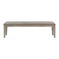thumbnail image 4 of Lexicon Southlake Wood and Fabric Bench in Brownish Gray, 4 of 7