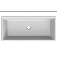 thumbnail image 3 of Nameeks 8033-No Hole Scarabeo Gaia 34-1/4" Ceramic Drop In Bathroom Sink - White, 3 of 4