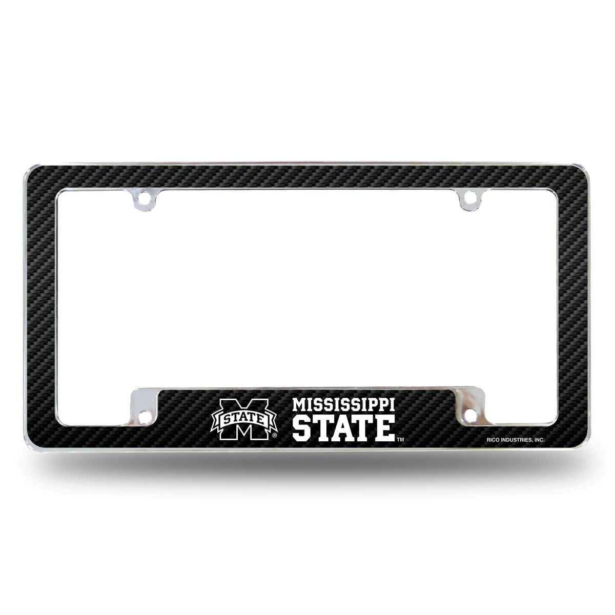 Mississippi State NCAA Bulldogs Chrome Metal License Plate Frame with