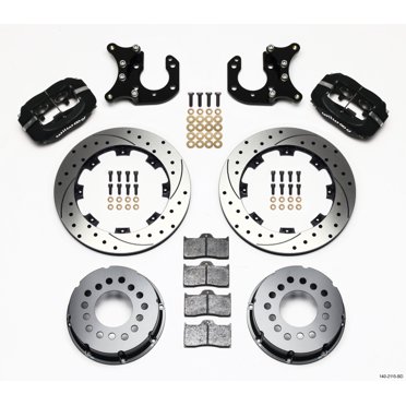 Wilwood Forged Dynalite P/S Park Brake Kit Drilled Small Ford 2.50in Offset main image 0