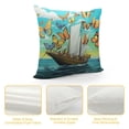thumbnail image 4 of JEUXUS High-Quality Short Plush Pillowcase Set (Universal 1) - The Butterfly Ship Sets Sail White, 4 of 5
