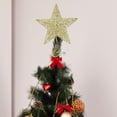 thumbnail image 3 of Hermosa luz de copa de árbol de Navidad con forma de estrella para sala de estar, casa de vacaciones Oro 12cmx15cm, 3 of 6