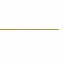 thumbnail image 3 of 10K Yellow Gold 1.5mm Extra-Light D/C Rope Chain (30 X 1.5) Made In Peru 10ex012-30, 3 of 5