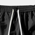 thumbnail image 6 of LEKWK Cargo Shorts for Men Athletic Workout Gym Shorts Quick Dry Lightweight with Multi-Pockets Elastic Waist Drawstring for Running Training Summer Activewear Black XL, 6 of 6