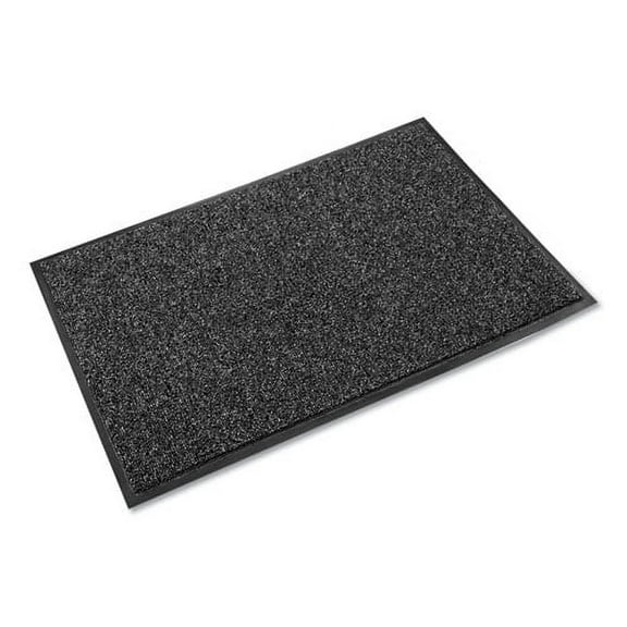 Cross-Over Wiper/Scraper Mat, Rectangular, Gray Carpeted Surface, 48" x 72" | Bundle of 2