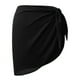 thumbnail image 2 of Yuarrent Sarong Coverups Traje de baño Wrap Traje de baño Protección solar Ropa de gasa con corbata abierta ajustable Traje de baño Traje de baño negro, 2 of 6