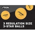 thumbnail image 5 of STIGA Performance 2-Player Table Tennis Set Includes Two Rackets and Three 3-Star Balls, 5 of 12