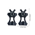 thumbnail image 3 of EGNMCR Elastic Ice Claw Skidproof Shoe Covers Snow Grip Shoe Covers 10-Spike Ice Grip Shoe Covers Outdoor Hiking Shoe Inserts Rubber Ice Claw Shoe Covers, 3 of 6