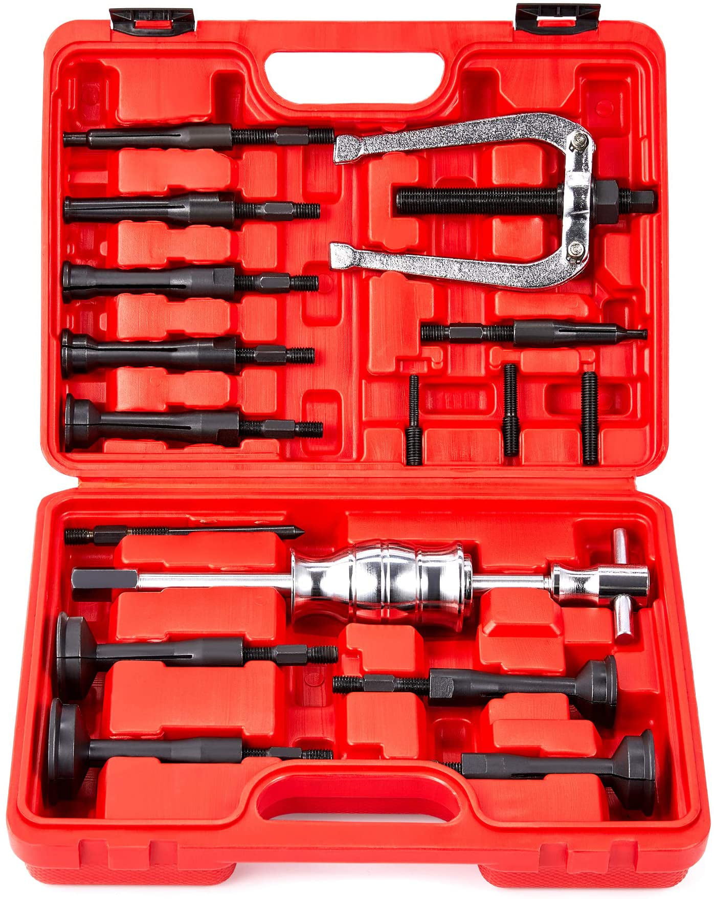 Hydraulic Puller Tool Case Set Bearing Remover Extractor Automobile 