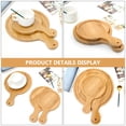 thumbnail image 2 of Shisuyan Plateaux de Service avec Poignées Chocolat 1 Pce 10 Pouces, 2 of 8