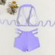 thumbnail image 5 of Trajes de baño para mujer, moda casual para mujer, color sólido, estilo cuello, traje de baño, bikini, traje de baño para mujer, trajes de baño para mujer, traje de baño para mujer, trajes de baño de, 5 of 6