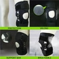thumbnail image 2 of Langgg Aluminium Knee Twin Hinged Support Medical Grade Breathable Open Patella Brace, 2 of 9