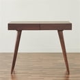 thumbnail image 4 of Mod-Arte Pratt Modern Kiln-dried Hard Wood Office Desk in Dark Walnut, 4 of 17