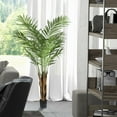 thumbnail image 3 of Vickerman 5' Artificial Potted Giant Areca Palm Tree., 3 of 3