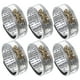 thumbnail image 2 of 6 piezas anillo de dedo vintage anillo de metal joyería suerte anillo de dedos para hombres, 2 of 6